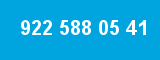 922 588 05 41 922 588 05 41